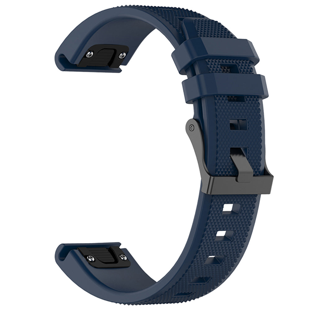 Techsuit W058 Armband für Garmin Watch Fenix Serie, 26mm, Marineblau