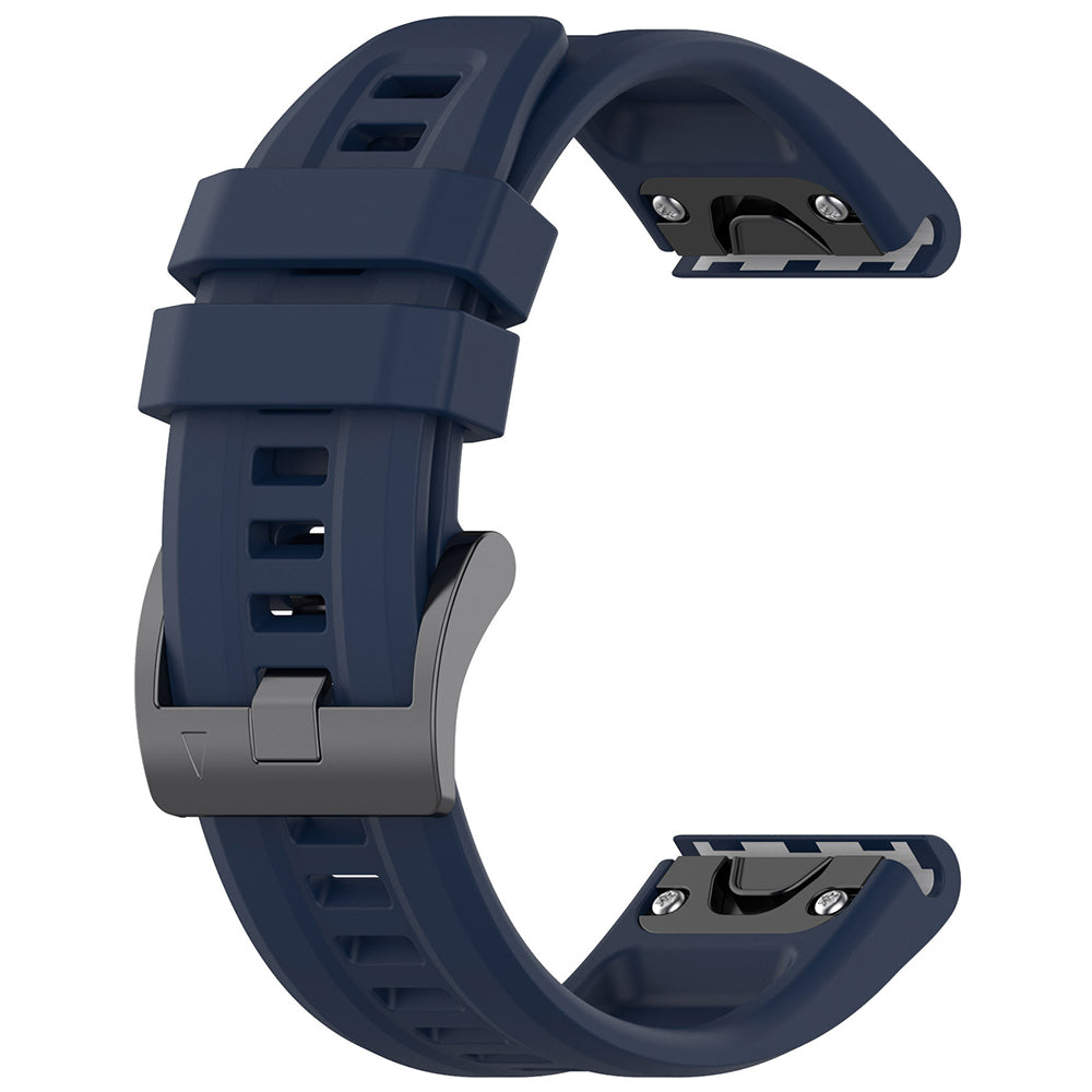 Techsuit W060 Armband für Garmin Instinct / Approach / Fenix Watch Series, 20mm, Marineblau