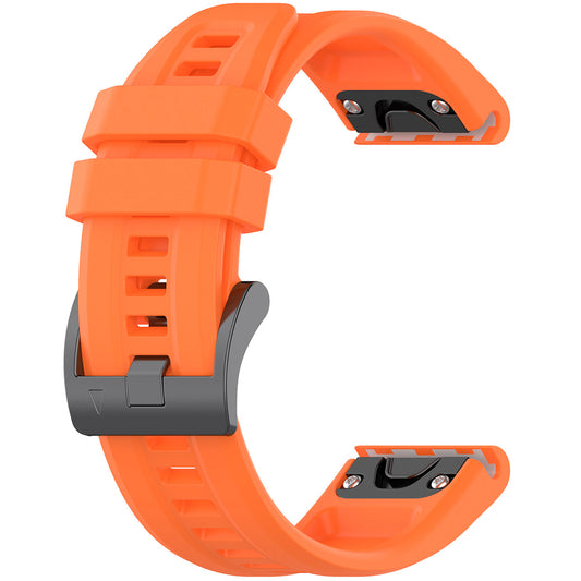 Techsuit W060 Armband für Garmin Watch Fenix / Forerunner Serie, 22mm, Orange