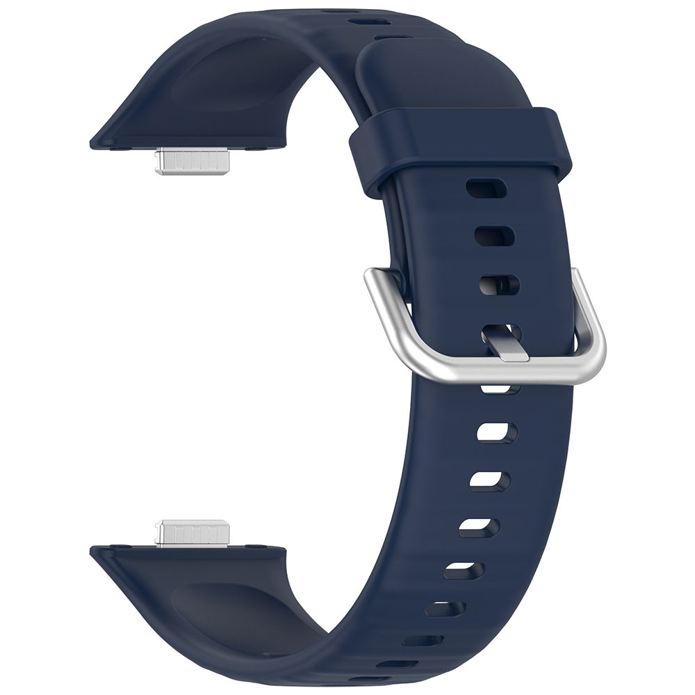 Techsuit W061 Strap for Huawei Watch Fit 4 Pro / Fit 4 / Fit 3, Navy Blue