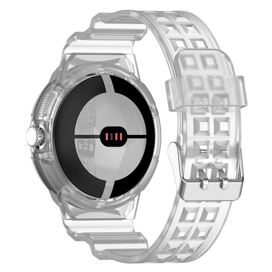Techsuit W065 Armband für Google Pixel Watch 3 41mm / Watch 2 / Watch, Transparent