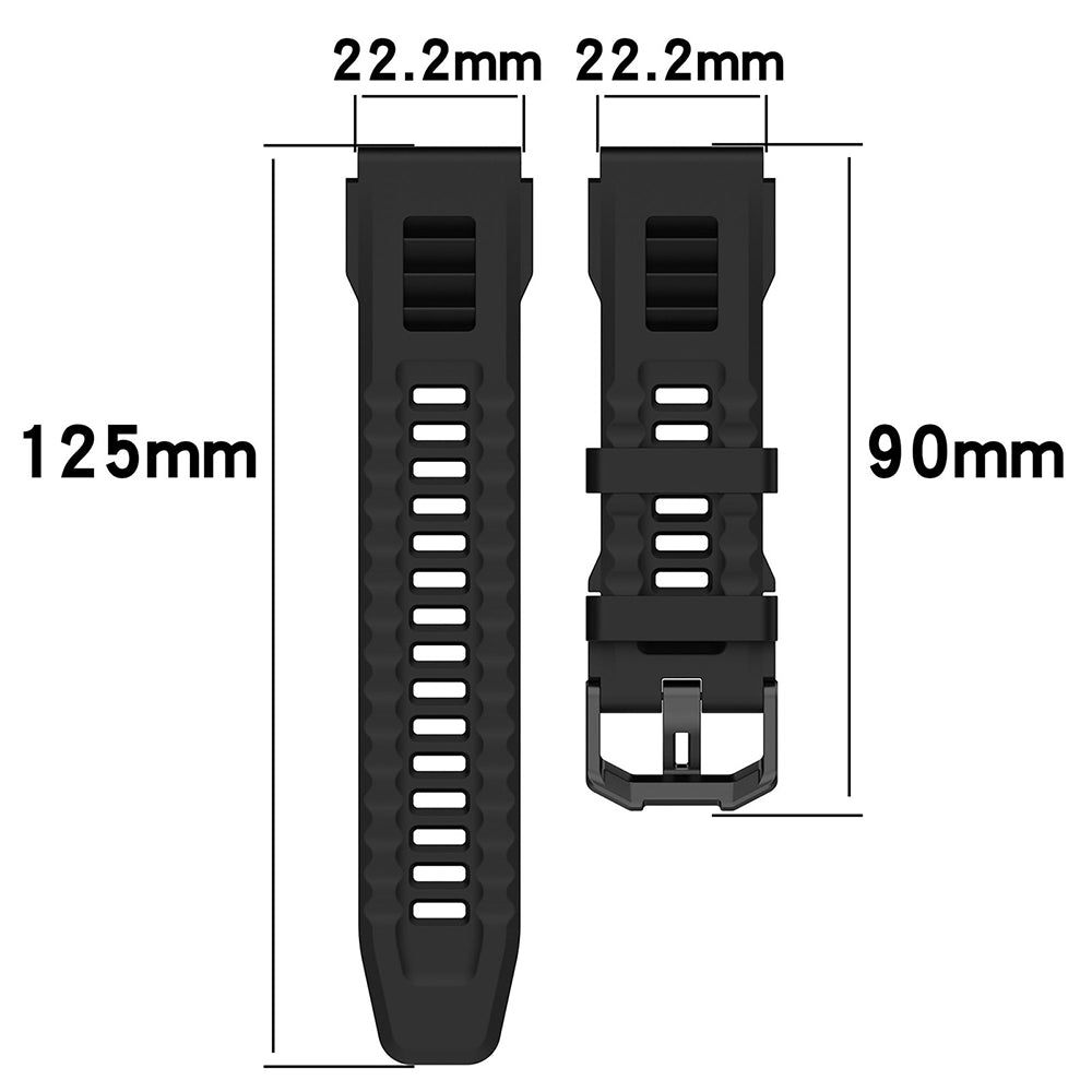 Techsuit W067 Armband für Amazfit T-Rex Ultra, Marineblau