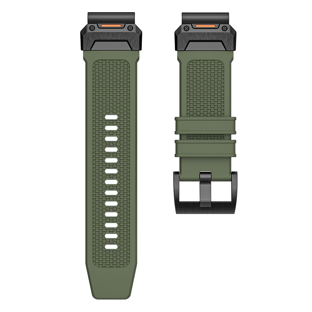 Techsuit W068 Armband für Garmin Watch Fenix / Forerunner / Approach Series, 22mm, Schwarzgrün