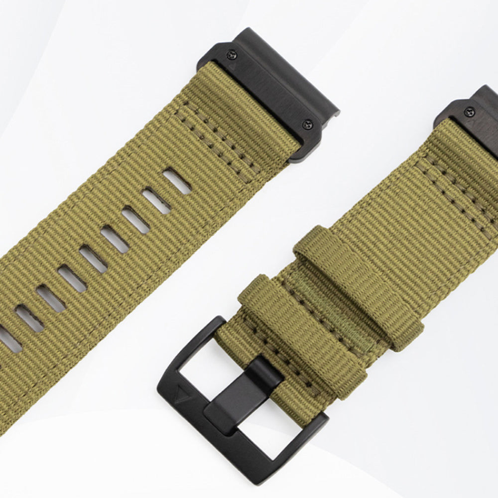 Techsuit W070 Armband für Garmin Instinct / Approach / Fenix Watch Series, 20mm, Dunkelgrün