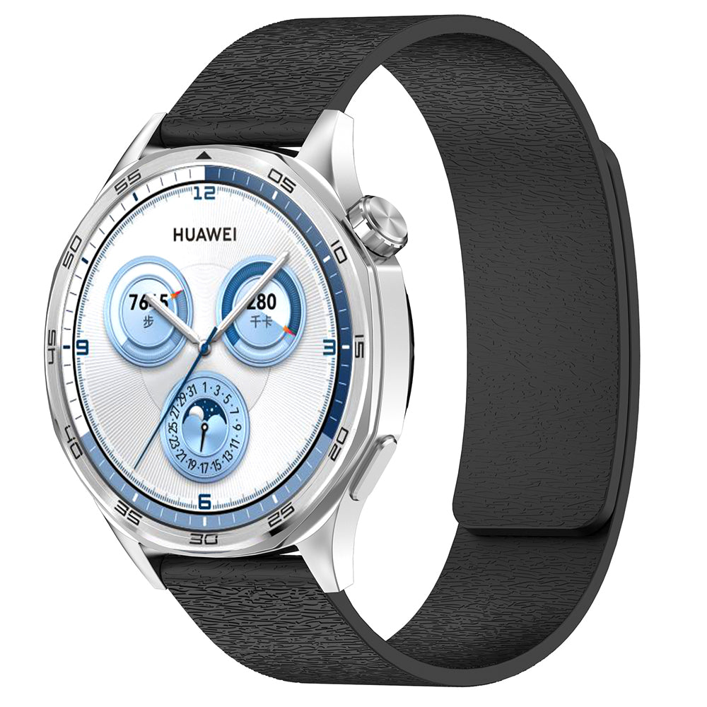 Techsuit W074 Armband für Samsung Galaxy Watch Series, 20mm, Schwarz