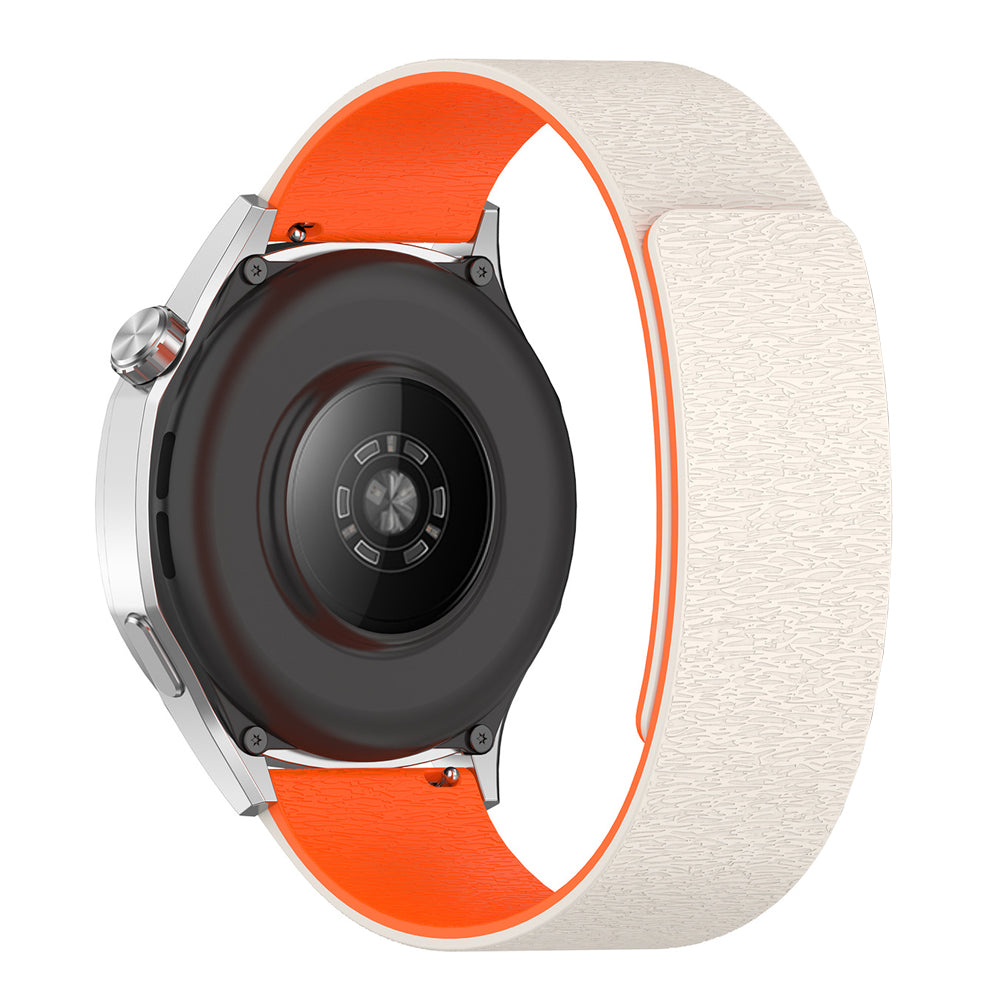 Techsuit W074 Armband für Samsung Galaxy Watch Series, 20mm, Schwarz