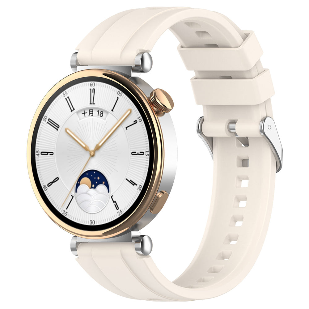 Techsuit W075 Armband für Huawei Watch / Garmin Watch Series, 18mm, Beige