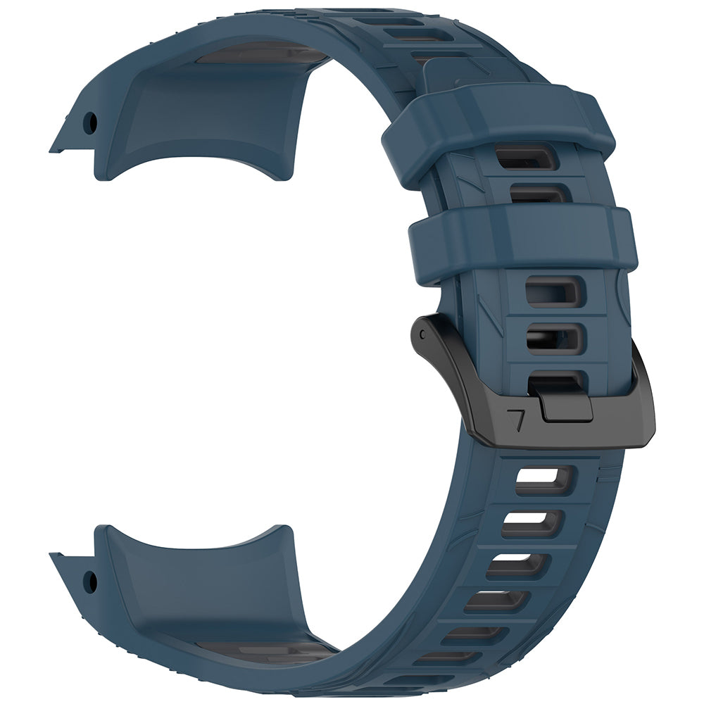 Techsuit W077 Armband für Garmin Instinct 3 50mm Solar / Instinct 3 50mm, Marineblau