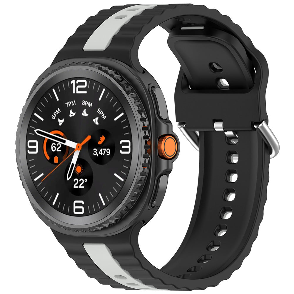 Techsuit W078 Armband für Samsung Galaxy Watch8 / Watch8 Classic Serie, Schwarz