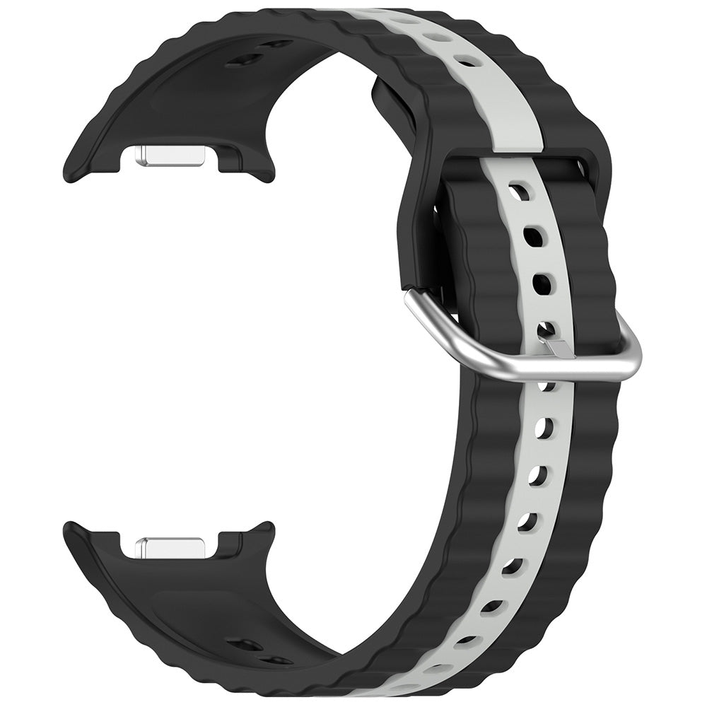 Techsuit W078 Armband für Samsung Galaxy Watch8 / Watch8 Classic Serie, Schwarz