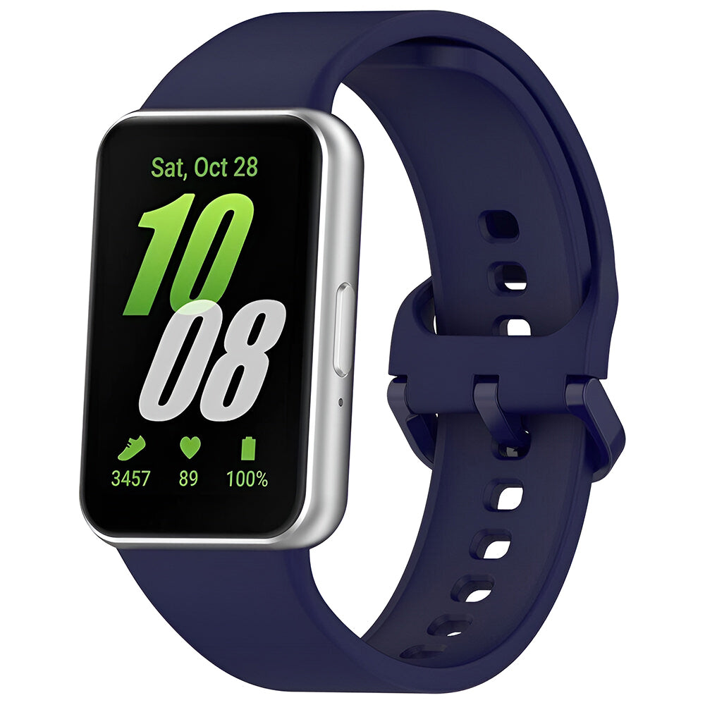 Techsuit Armband W086 für Samsung Galaxy Fit3 R39M, Marineblau