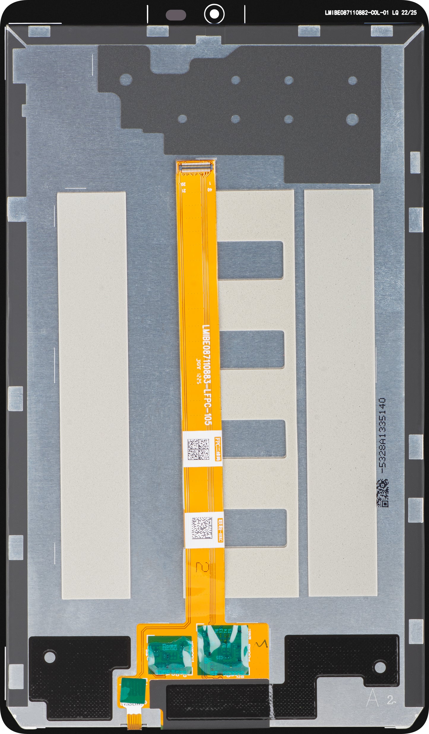 Display mit Touchscreen Huawei MatePad 11.5 S (2025), mit Rahmen, Schwarz, Service Pack 97060XQL