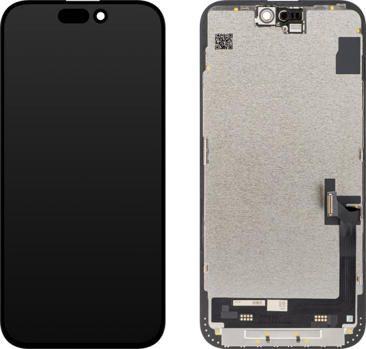 JK Touchscreen Display für Apple iPhone 15 Plus, mit Rahmen, In-Cell LCD Version, Schwarz