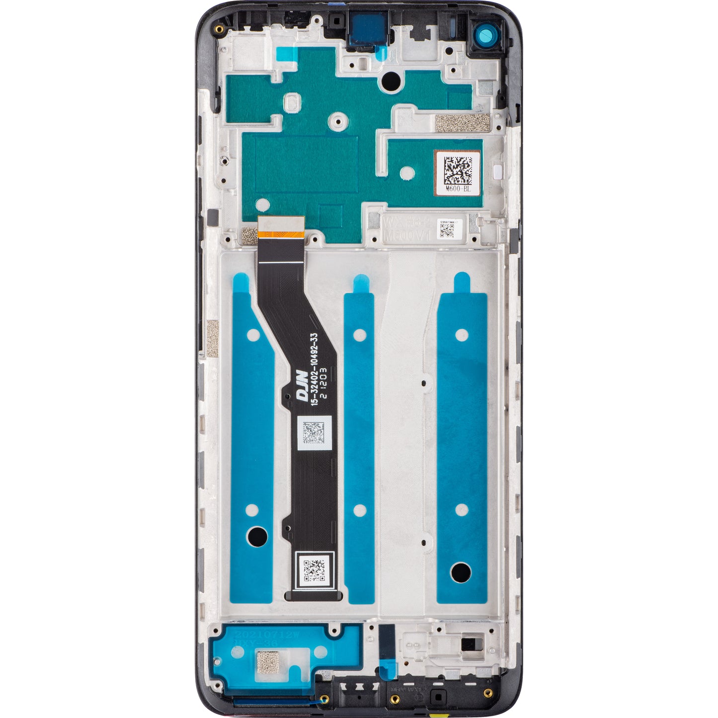 Motorola Moto G9 Plus Touchscreen Display mit Touchscreen, mit Rahmen, Schwarz, Service Pack 5D68C17281