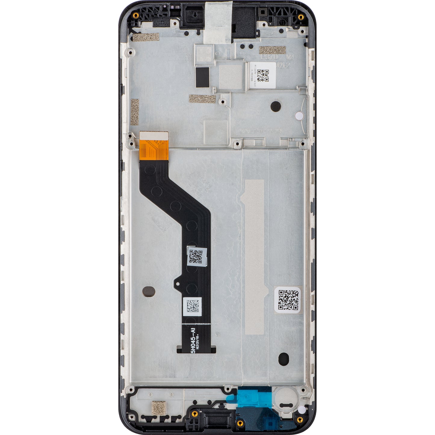 Motorola Moto G9 Play Touchscreen Display, mit Rahmen, Schwarz, Service Pack 5D68C17397