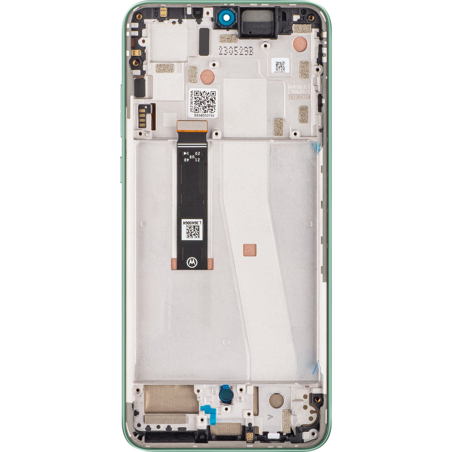 Motorola Edge 30 Neo Touchscreen-Display, mit Rahmen, Grün (Aqua Foam), Service Pack 5D68C21406