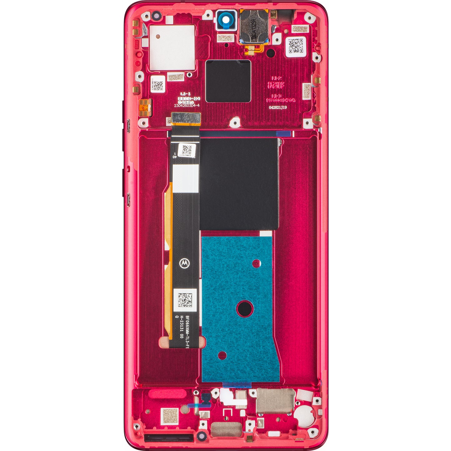 Touchscreen-Display Motorola Edge 40, mit Rahmen, Rot (Viva Magenta), Service Pack 5D68C22712