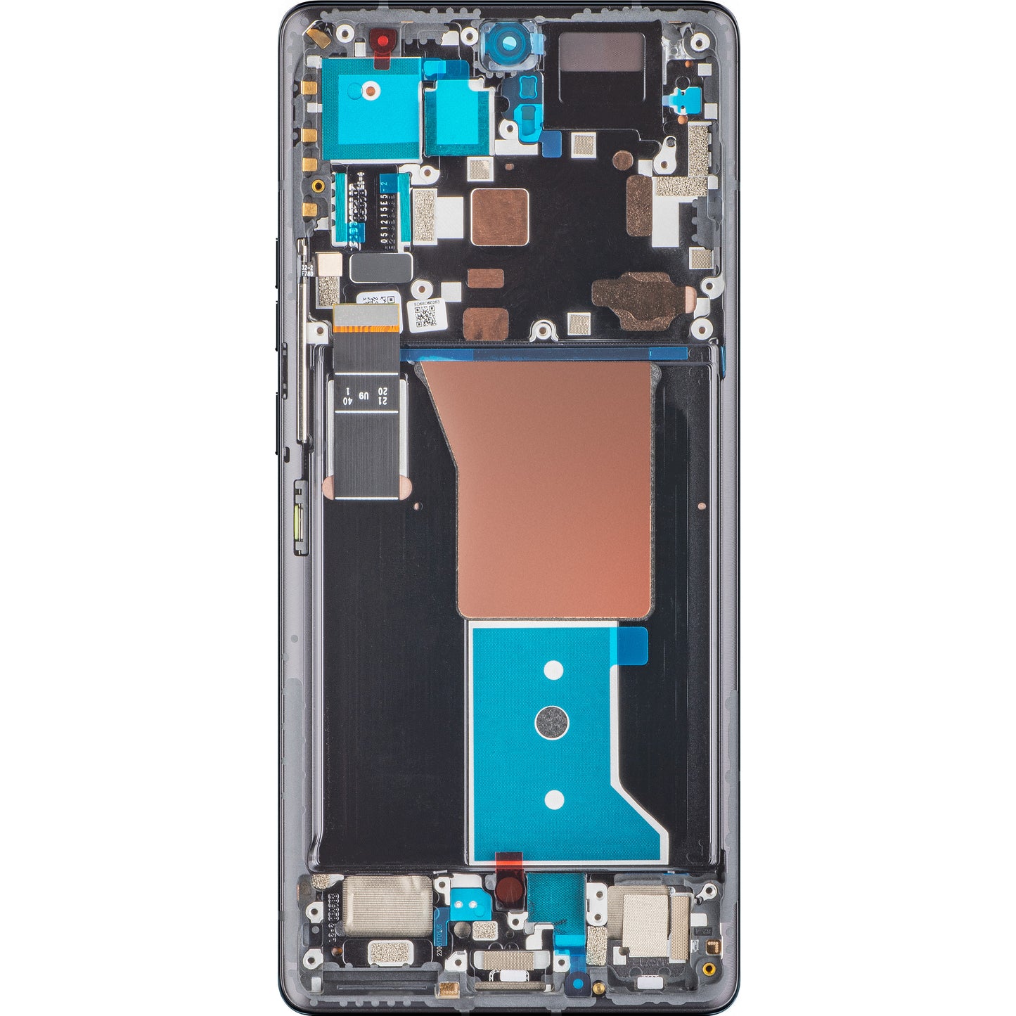 Touchscreen-Display Motorola Edge 40 Pro, mit Rahmen, Schwarz (Interstellar Schwarz), Service Pack 5D68C22010