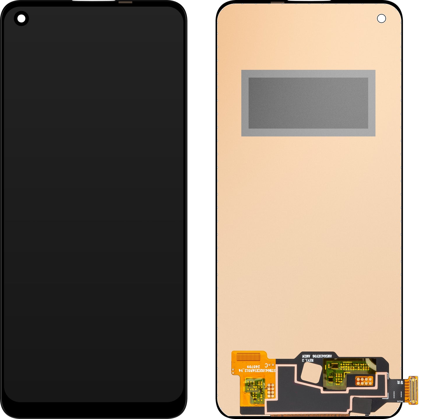 Display mit MP Touchscreen kompatibel mit Oppo Reno5 F / Reno5 Lite / Reno5 Z / Reno6 Lite / Reno7 Lite