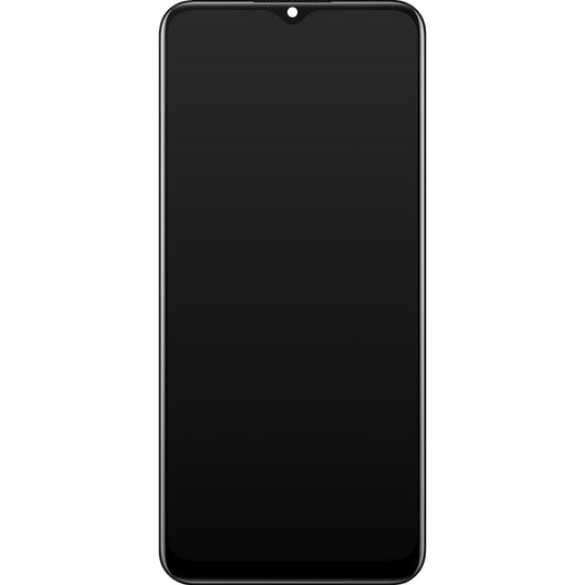 Touchscreen Display Realme C25Y, mit Rahmen, Schwarz, Service Pack 4908854