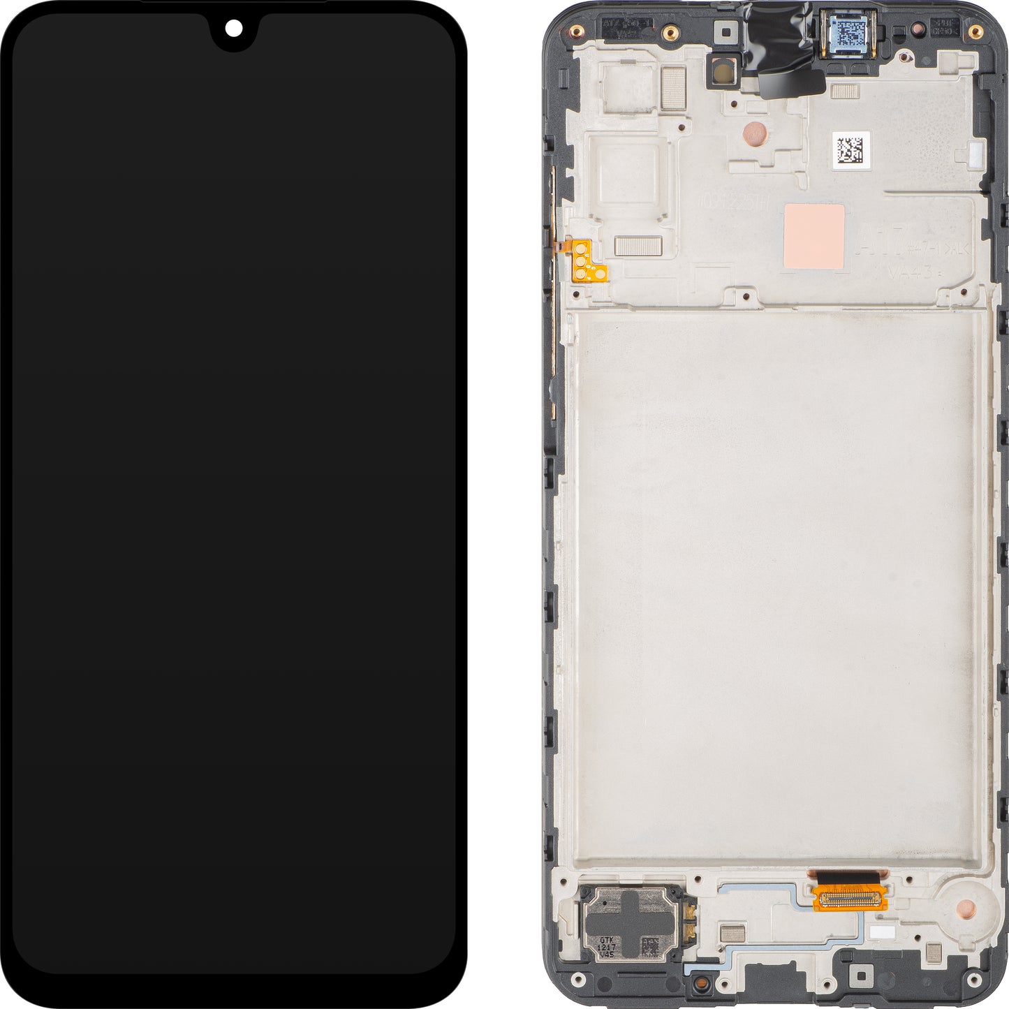 Display mit Touchscreen Samsung Galaxy A17 4G, mit Rahmen, Schwarz, Service Pack GH82-38527A