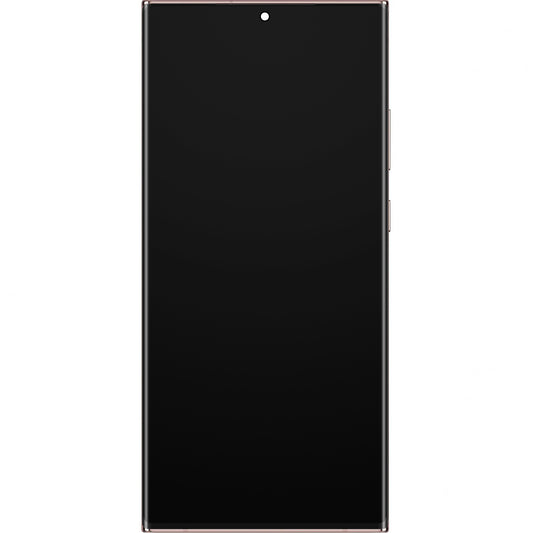 Samsung Galaxy Note 20 Ultra 5G N986 / Note 20 Ultra N985 Touchscreen Display mit Rahmen, Mystic Bronze, Service Pack GH82-31453D
