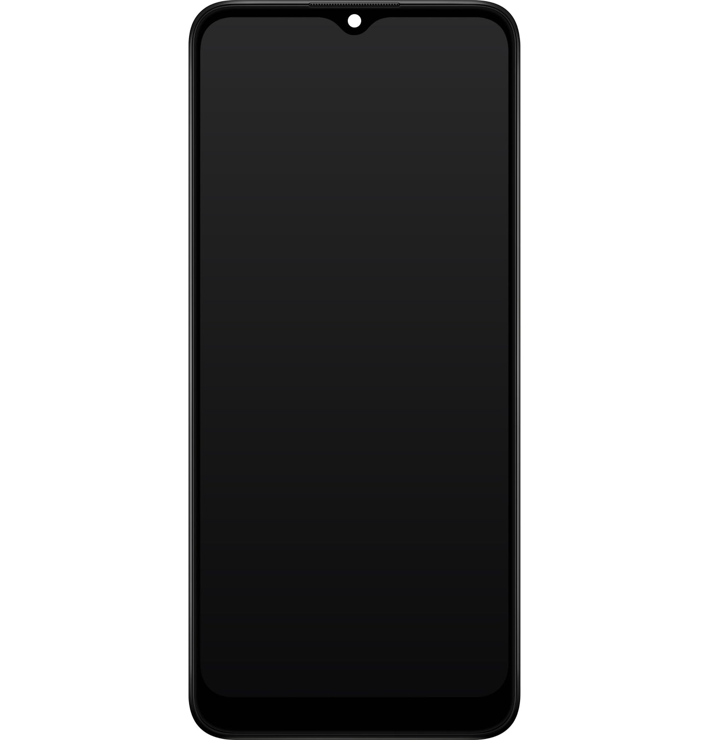 Touchscreen Display Samsung Galaxy A03 A035, mit Rahmen, Version F, Schwarz, Service Pack GH81-21625A