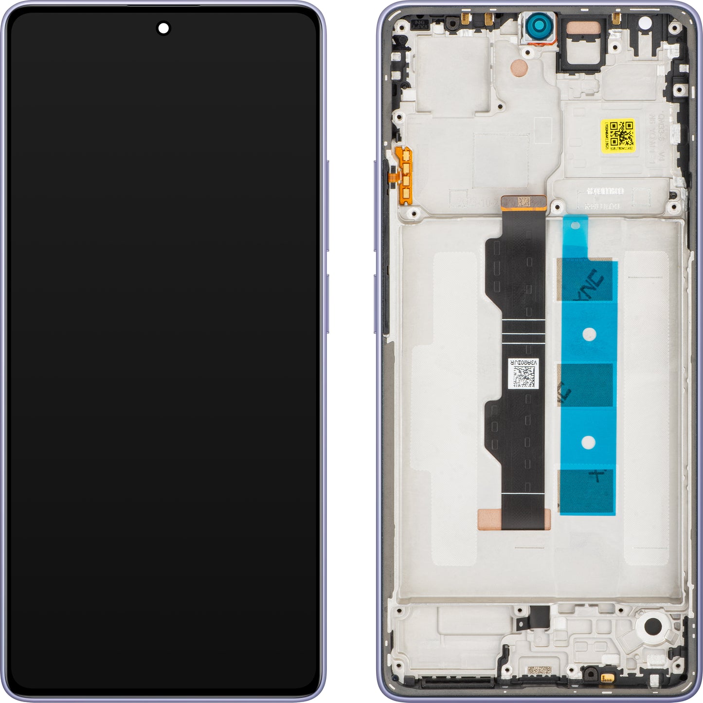 Display mit Touchscreen Xiaomi Redmi Note 13 Pro 4G, mit Rahmen, Lila (Lavender Purple), Service Pack 56000200N600