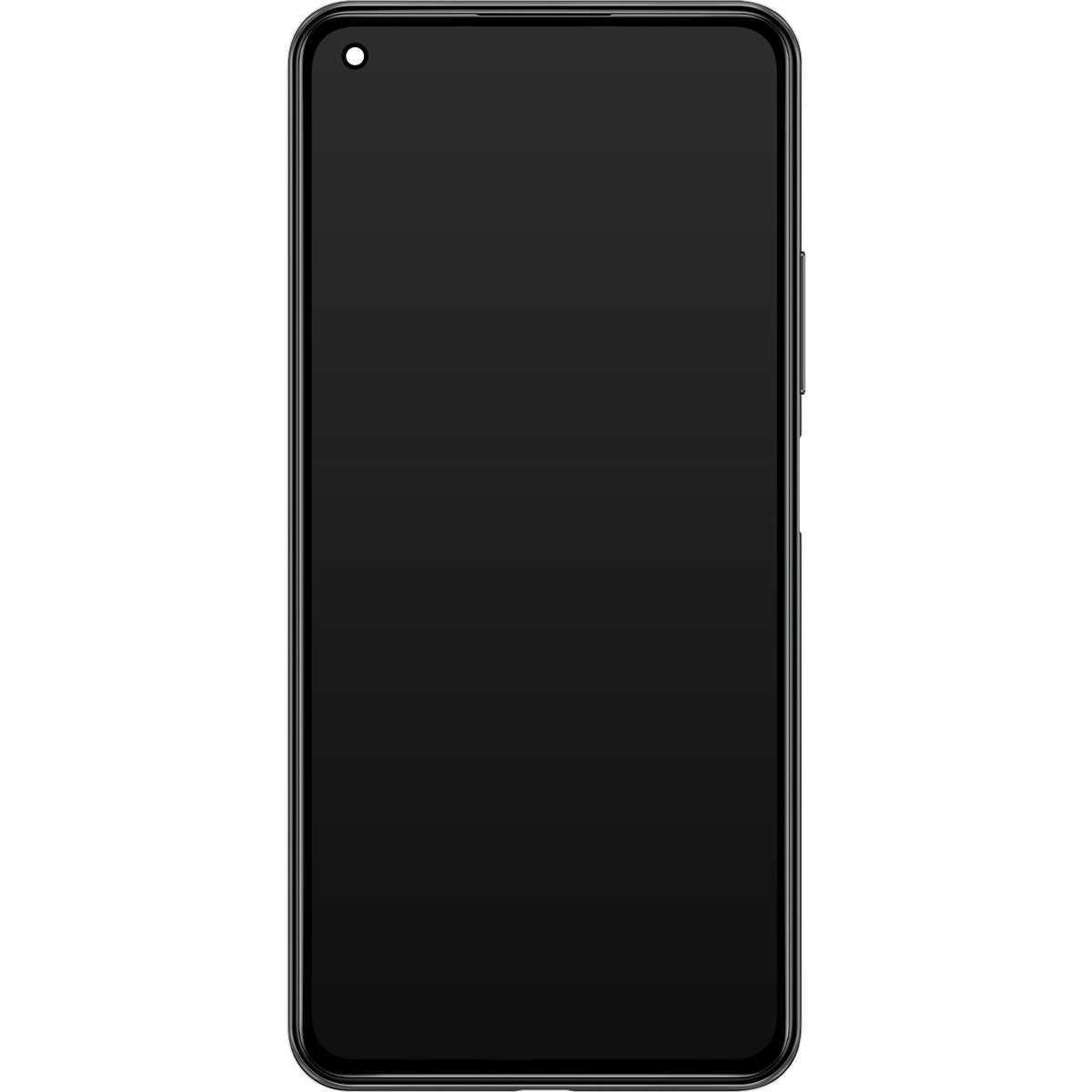 Touchscreen-Display Xiaomi 11 Lite 5G NE, mit Rahmen, Schwarz (Truffle Black), Swap 5600030K9D00
