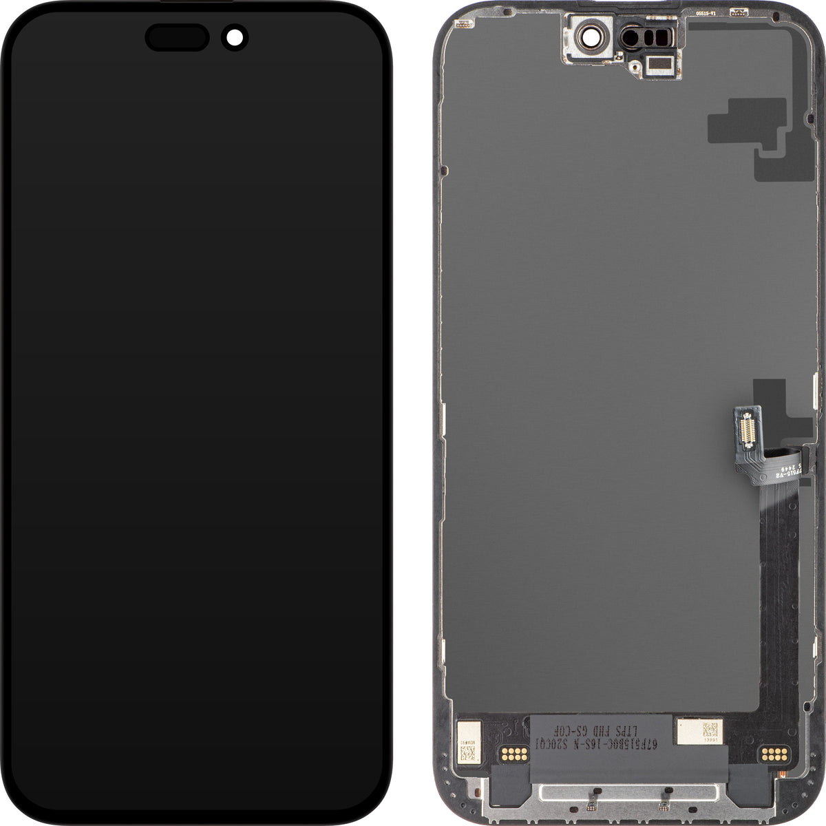 Display mit Touchscreen ZY für Apple iPhone 16 Plus, mit Rahmen, LCD In-Cell IC Movable Version, Schwarz