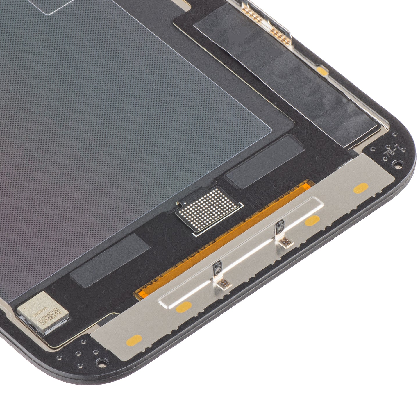 ZY Touchscreen-Display für Apple iPhone 14 Pro Max, mit Rahmen, LCD In-Cell IC beweglich Version, Schwarz