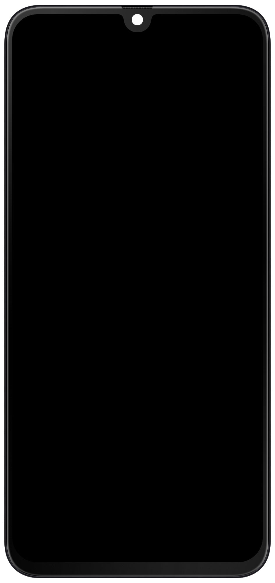 Touchscreen Display Samsung Galaxy A70 A705, mit Rahmen, Schwarz, Service Pack GH82-19747A