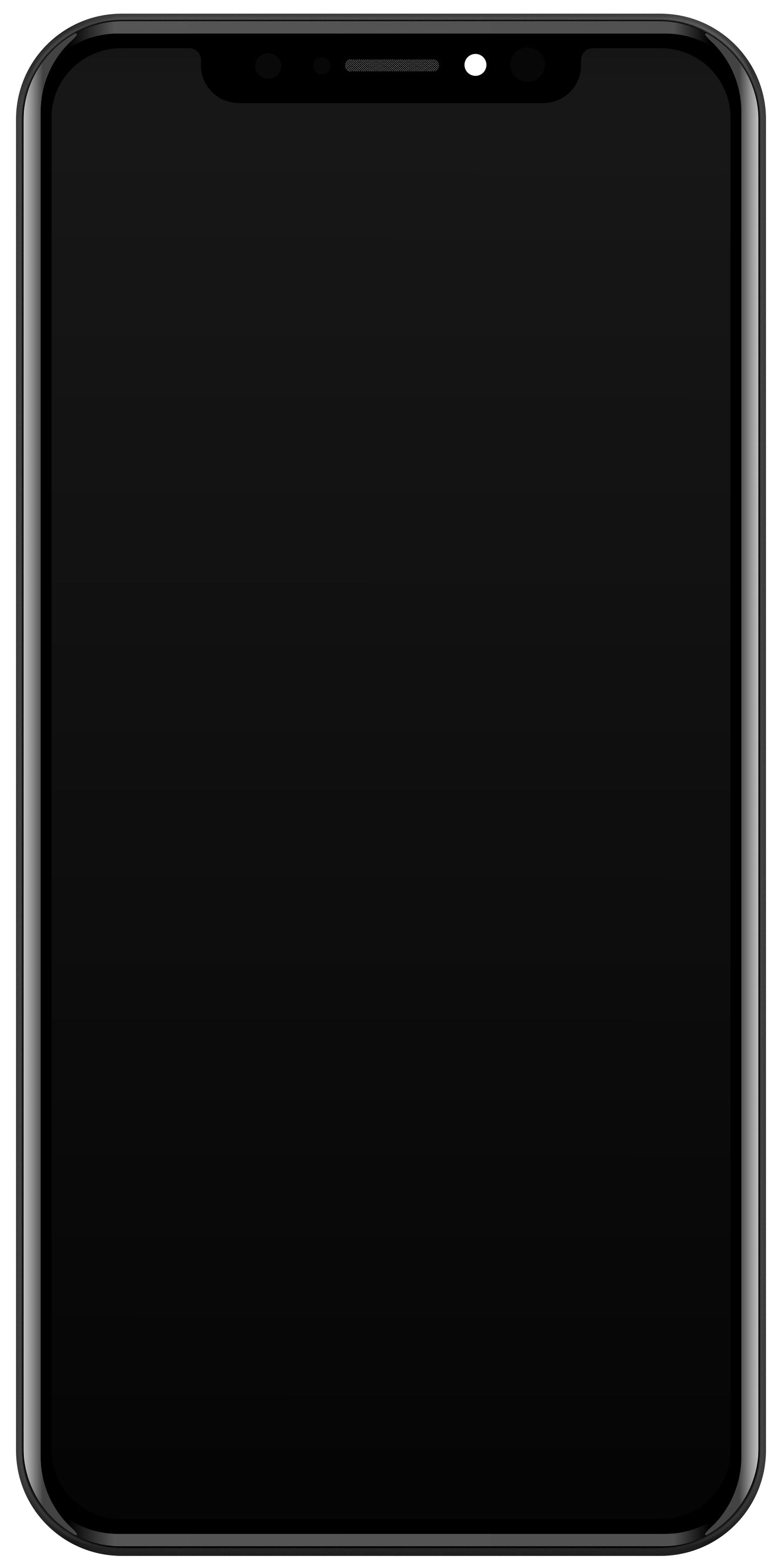 Touchscreen Display JK für Apple iPhone XS, mit Rahmen, In-Cell LCD Version, Schwarz