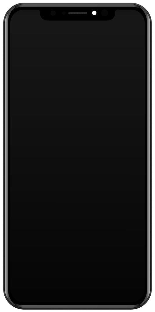 Touchscreen Display JK für Apple iPhone XS, mit Rahmen, In-Cell LCD Version, Schwarz
