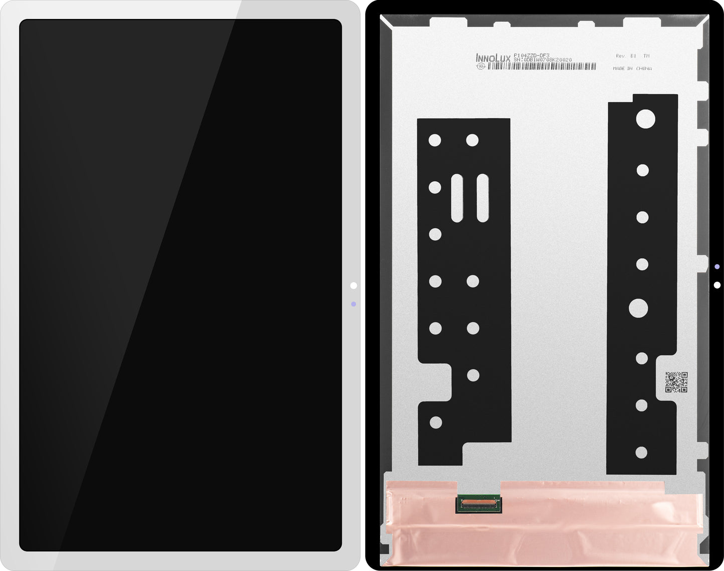 Touchscreen Display Samsung Galaxy Tab A7 10.4 (2020), White, Service Pack GH81-19689A