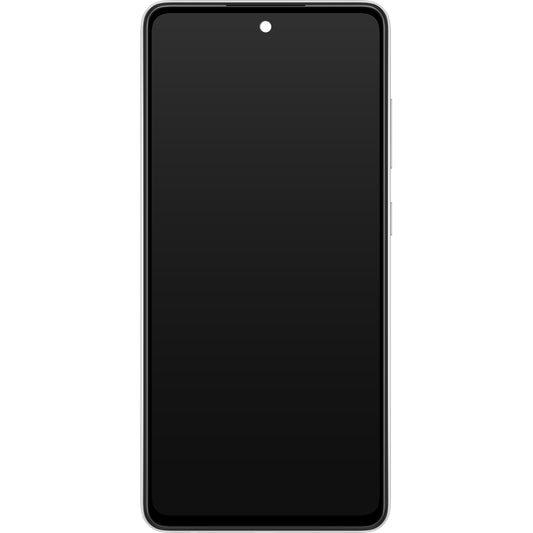 Samsung Galaxy Galaxy A52s 5G A528 Touchscreen-Display mit Rahmen, weiß, Service Pack GH82-26861D