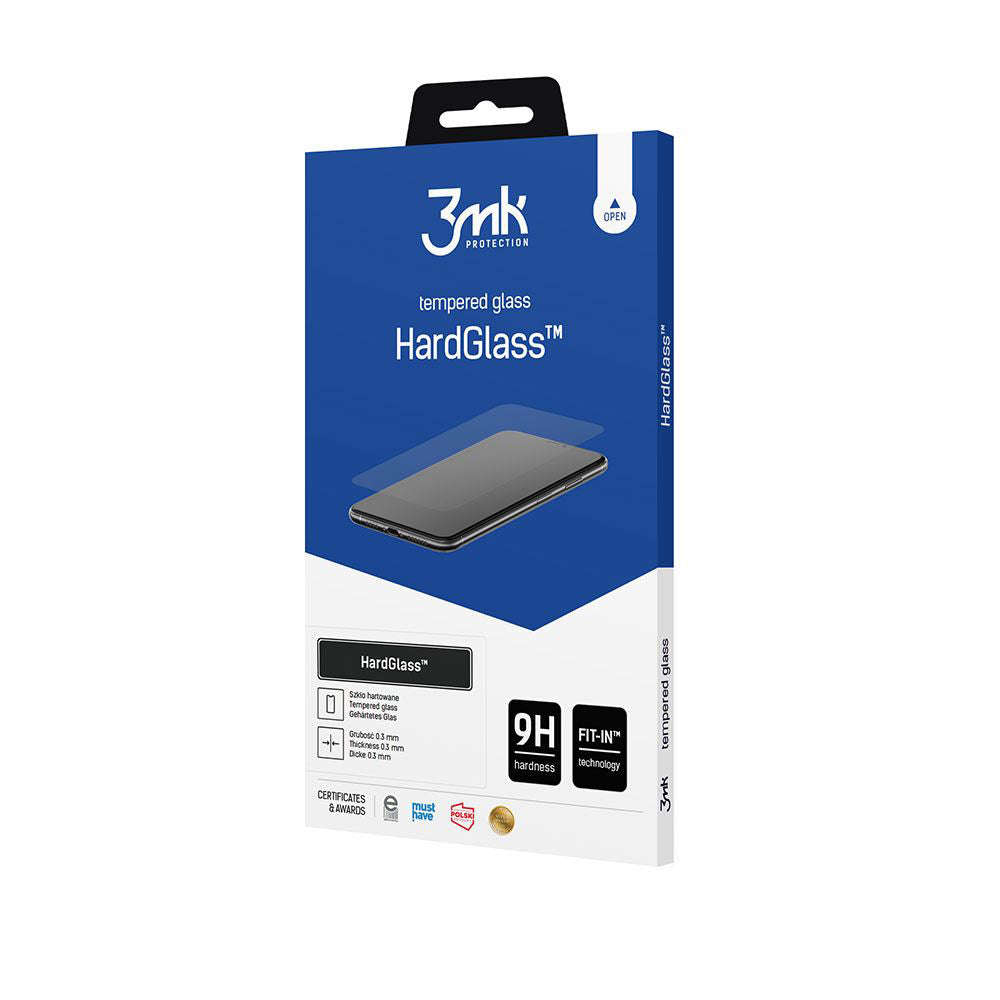 3MK HardGlass Displayschutzfolie für Samsung Galaxy A37 5G, Sicherheitsglas, Vollkleber