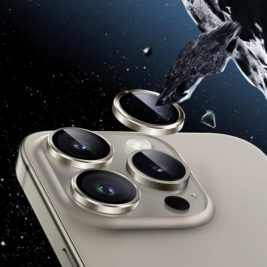 Kamera-Schutzfolie HOFI CamRing PRO+ für Apple iPhone 16 Pro Max / 16 Pro, glasgeschützt, grau