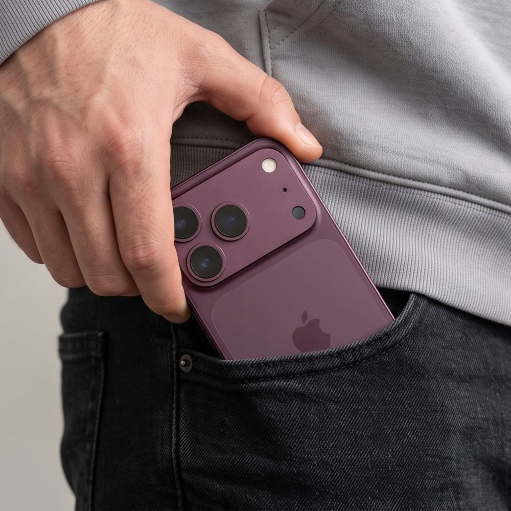 Schutzfolie für die Rückkamera Tech-Protect CamFull Fit+ für Apple iPhone 18 Pro Max, gehärtetes Glas, Burgunderrot