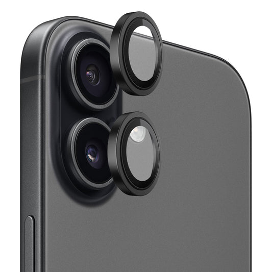 Schutzfolie Blueo Metal Frame für die Rückkamera des Apple iPhone 17, gehärtetes Glas, Schwarz
