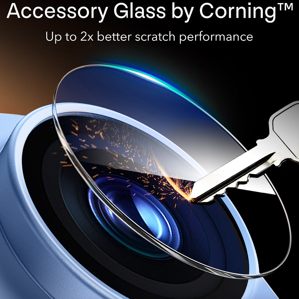 ESR Armorite Pro Rückkamera-Schutzfolie für Apple iPhone 18 Pro, gehärtetes Glas, Blau