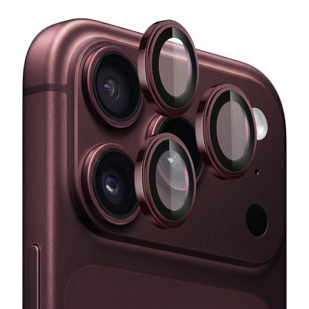 Rückkamera-Schutzfolie Lito S+ für Apple iPhone 18 Pro / 18 Pro Max, Sicherheitsglas, Weinrot