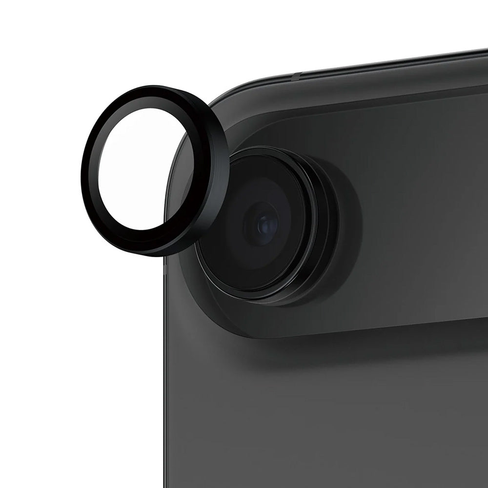 Schutzfolie PanzerGlass Hoops für die Rückkamera des Apple iPhone 17 Air, gehärtetes Glas, Schwarz