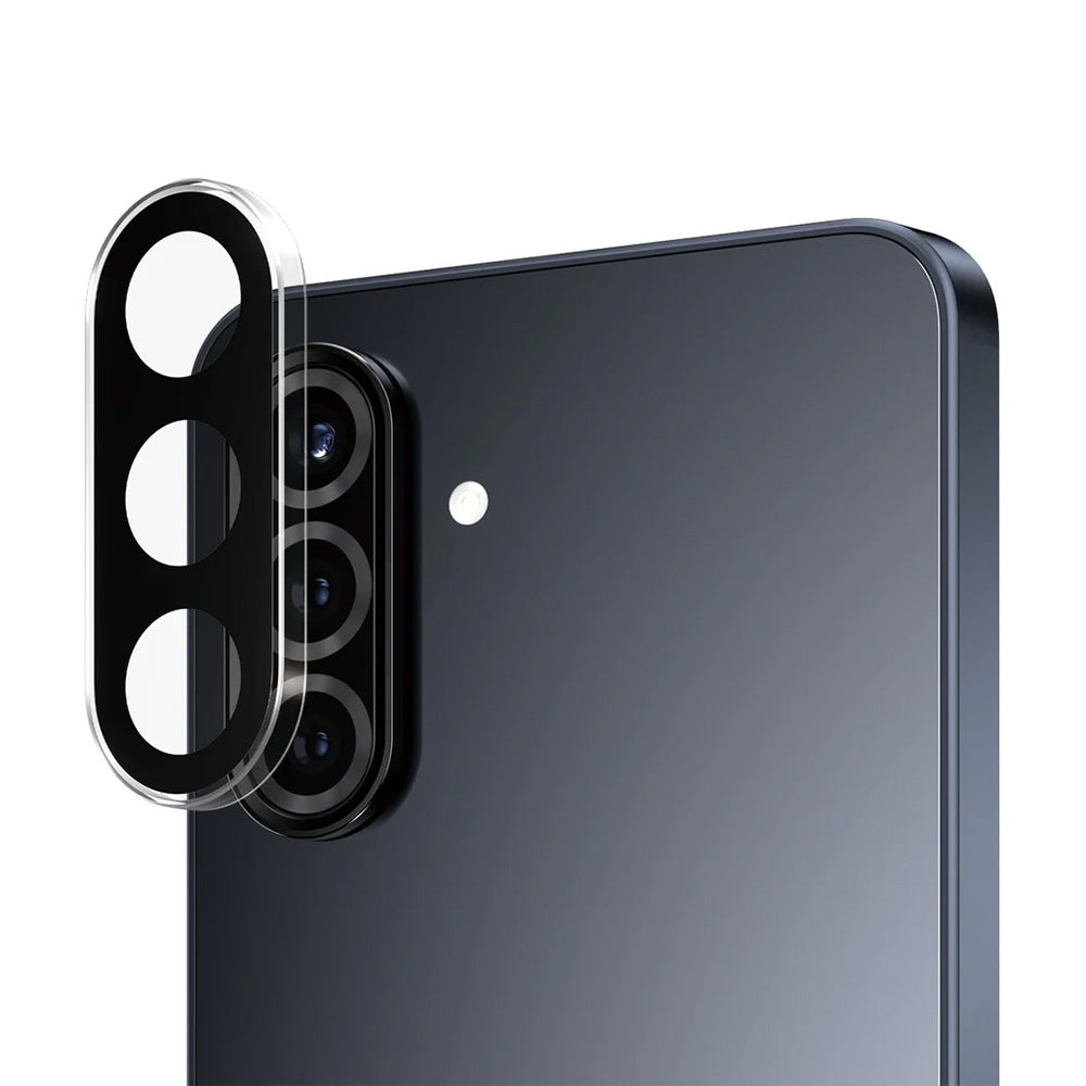 Schutzfolie PanzerGlass Hoops für die Rückkamera des Samsung Galaxy A56 A566, gehärtetes Glas, Transparent