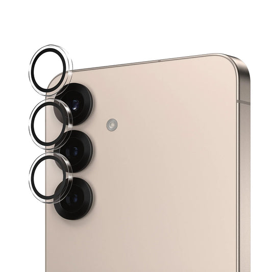 Schutzfolie PanzerGlass Hoops für die Rückkamera des Samsung Galaxy S25+ S936, gehärtetes Glas, Transparent