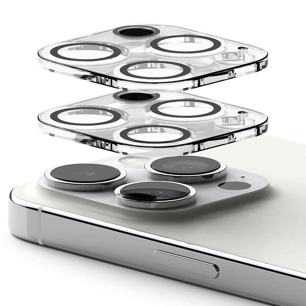 Ringke Rückkamera-Schutzfolie für Apple iPhone 15 Pro, gehärtetes Glas, 2er-Set, transparent