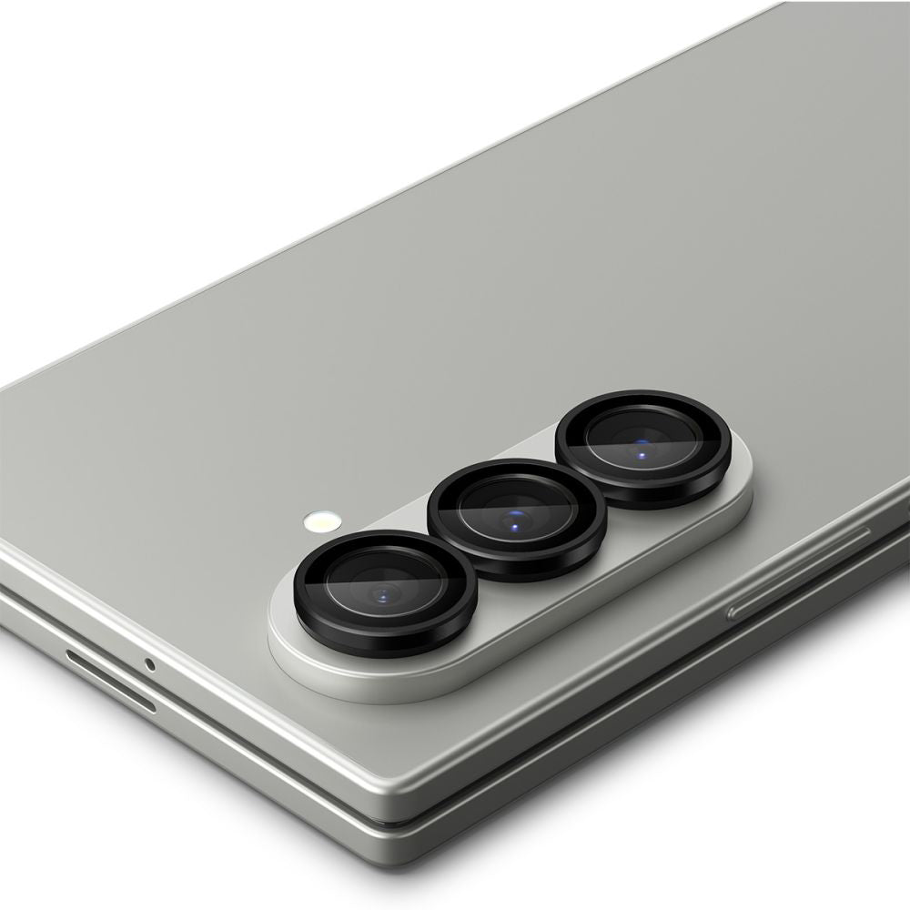 Schutzfolie für die Rückkamera Spigen GlastR EZ FIT Optik Pro HD für Samsung Galaxy Z Fold7 F966, gehärtetes Glas, Set mit 2 Stück, Schwarz AGL09581