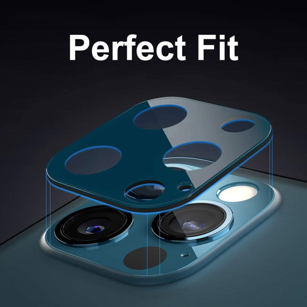 Rückkamera-Schutzfolie Techsuit für Apple iPhone 17 Pro, gehärtetes Glas, Orange