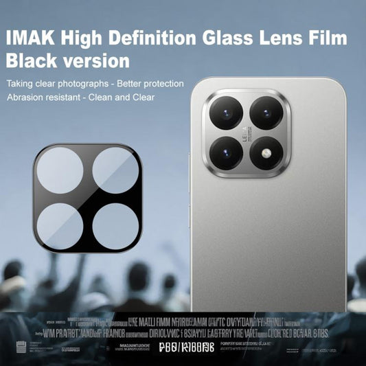 Techsuit Rückkamera-Schutzfolie für Xiaomi 15T, gehärtetes Glas, schwarz