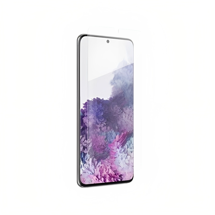 Zagg Ultra Clear+ Schutzfolie für Samsung Galaxy S20 G980 | Kunststoff | Antimikrobiell